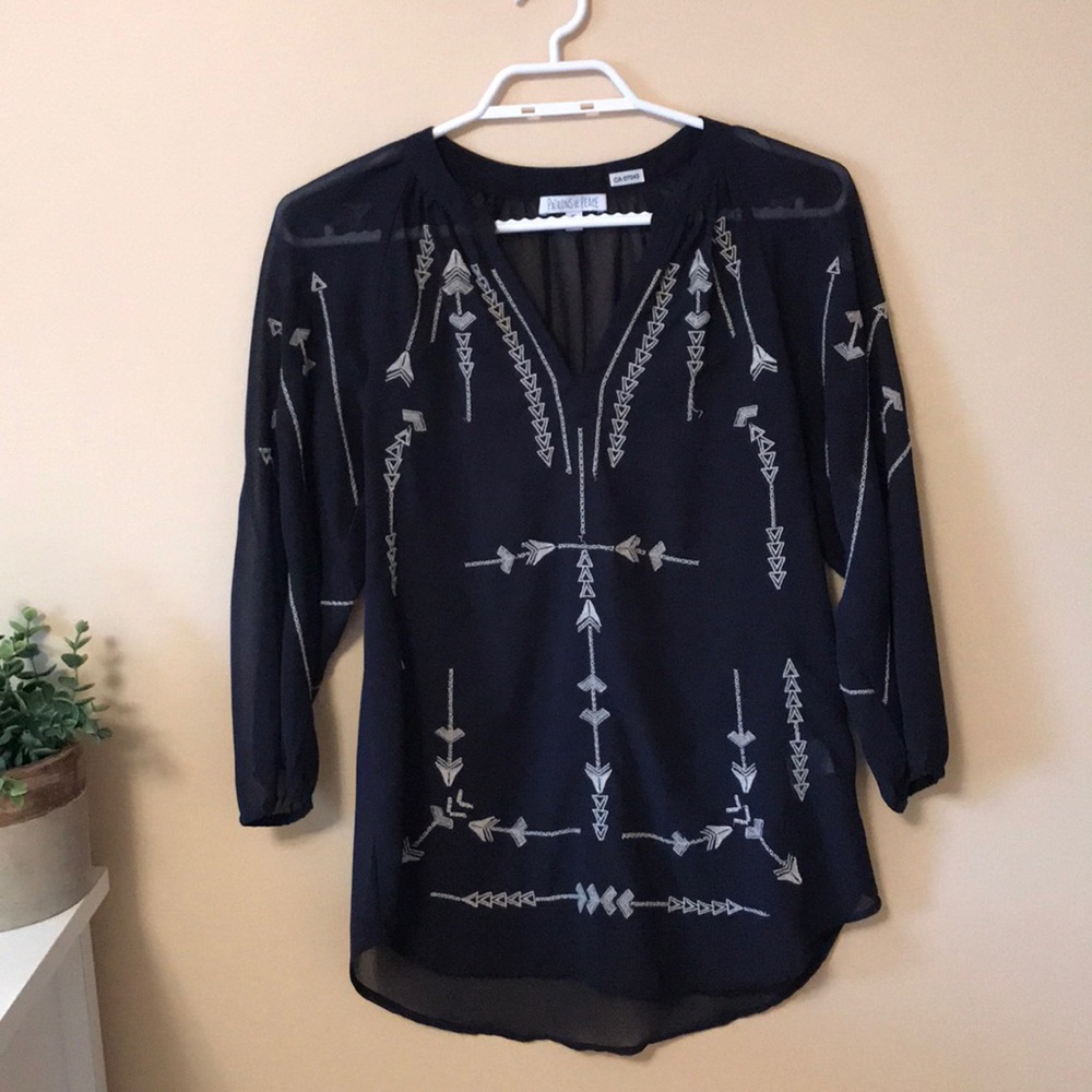 3/4 length top